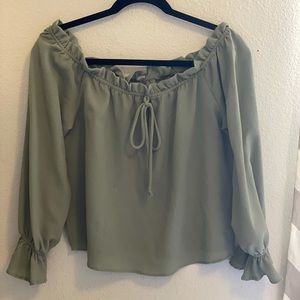 Charlotte Russe Off the shoulder top